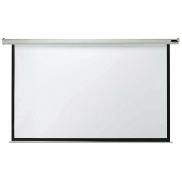 Aarco APS-70 70in x 70in Matte White Manual Wall Mounted Projection Screen 116APS70